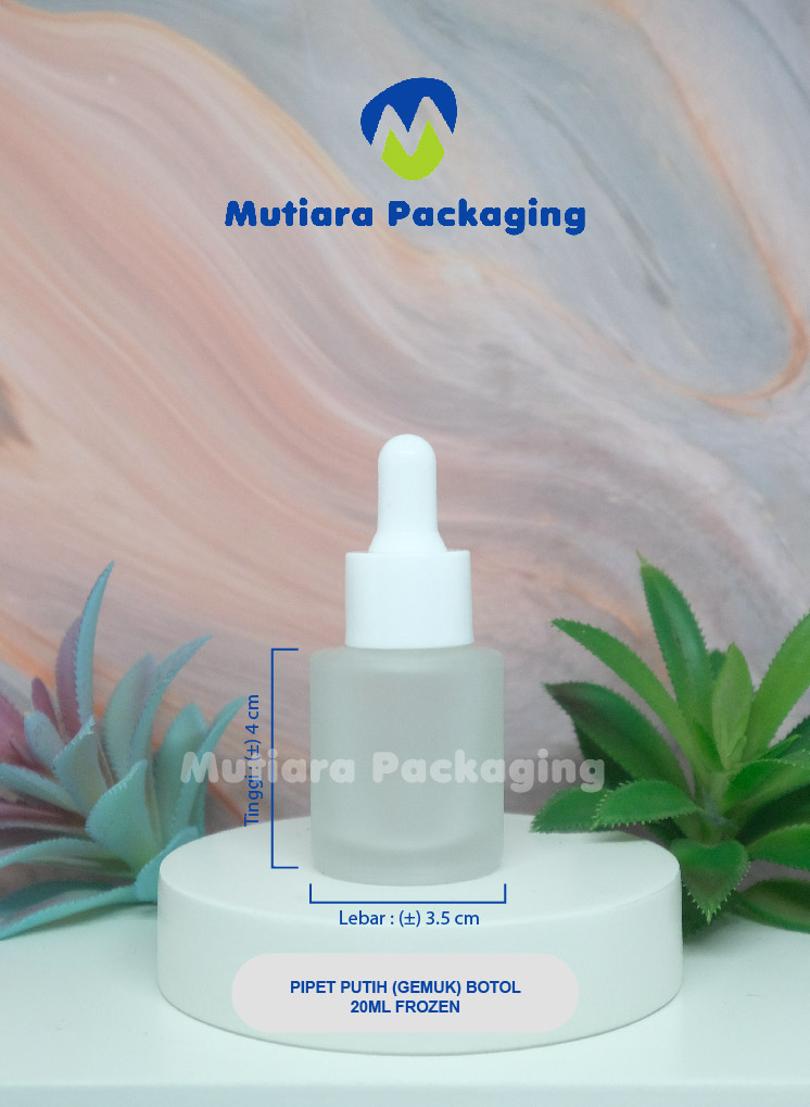 PIPET PUTIH (GEMUK) BOTOL 20ML FROZEN + INNER