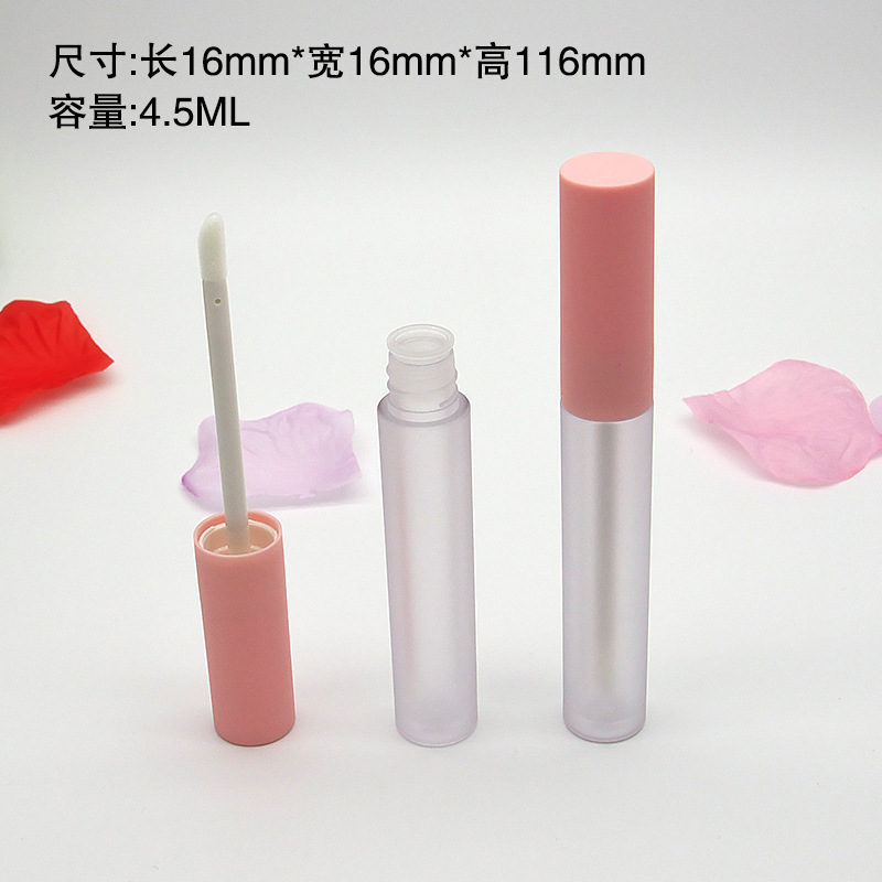 BOTOL LIPCREAM 4ML CAP PINK FROSTED