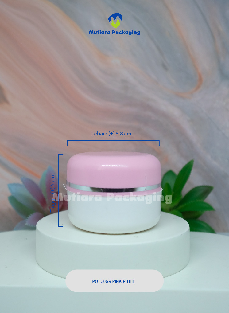 POT 30 GR PUTIH PINK