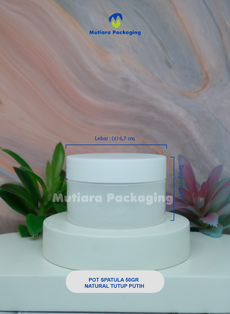 POT SPATULA PUTIH 50GR
