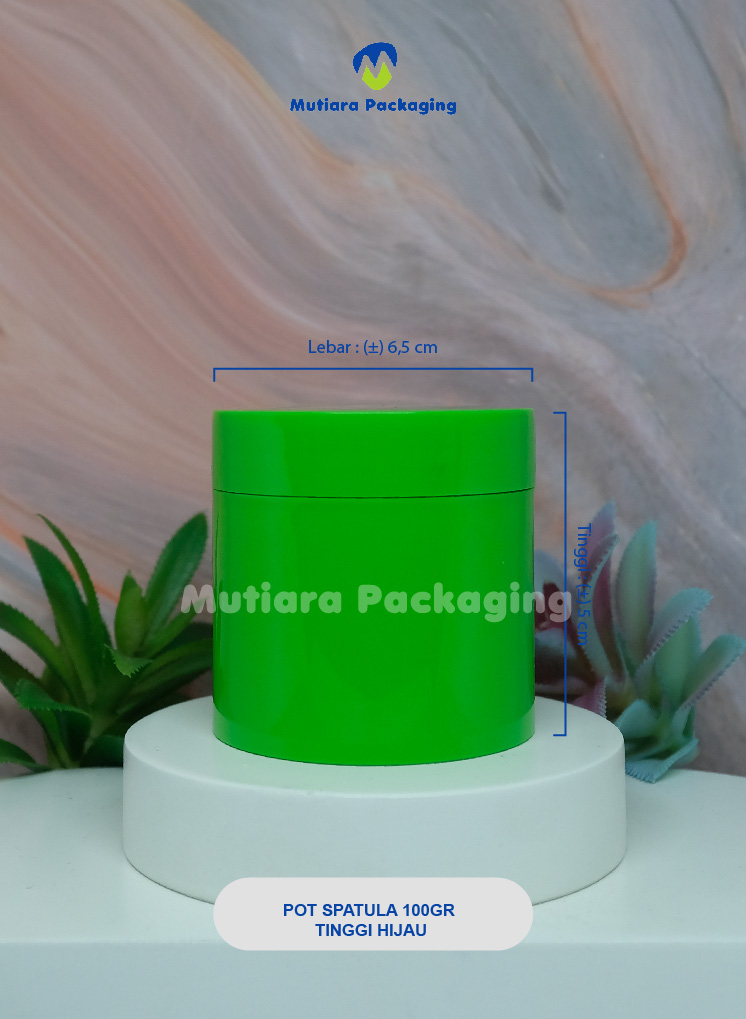 POT SPATULA TINGGI HIJAU 100 GR