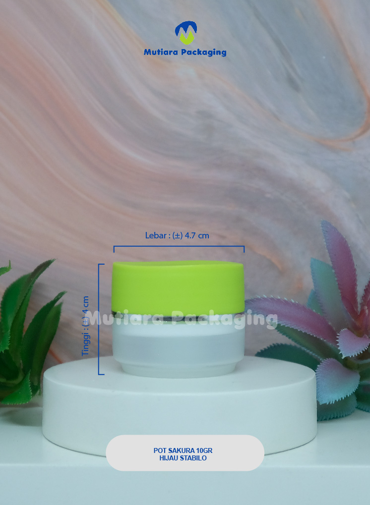 POT SAKURA HIJAU STABILO 10GR