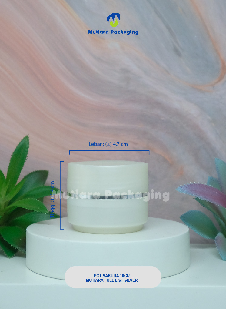 POT SAKURA MUTIARA FULL LIST SILVER 10GR 
