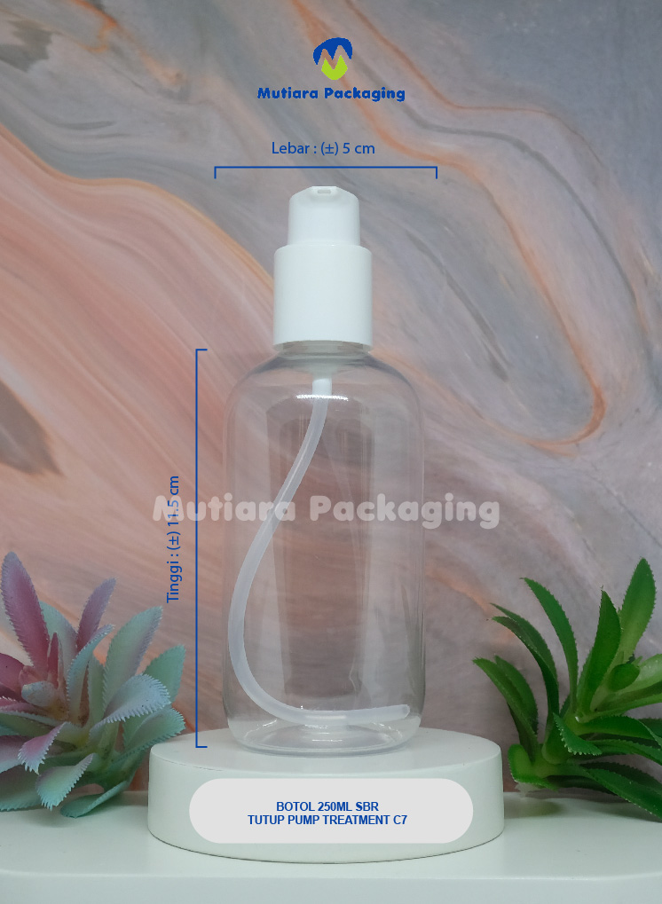 BOTOL SBR 250ML TUTUP PUMP TREATMENT C7