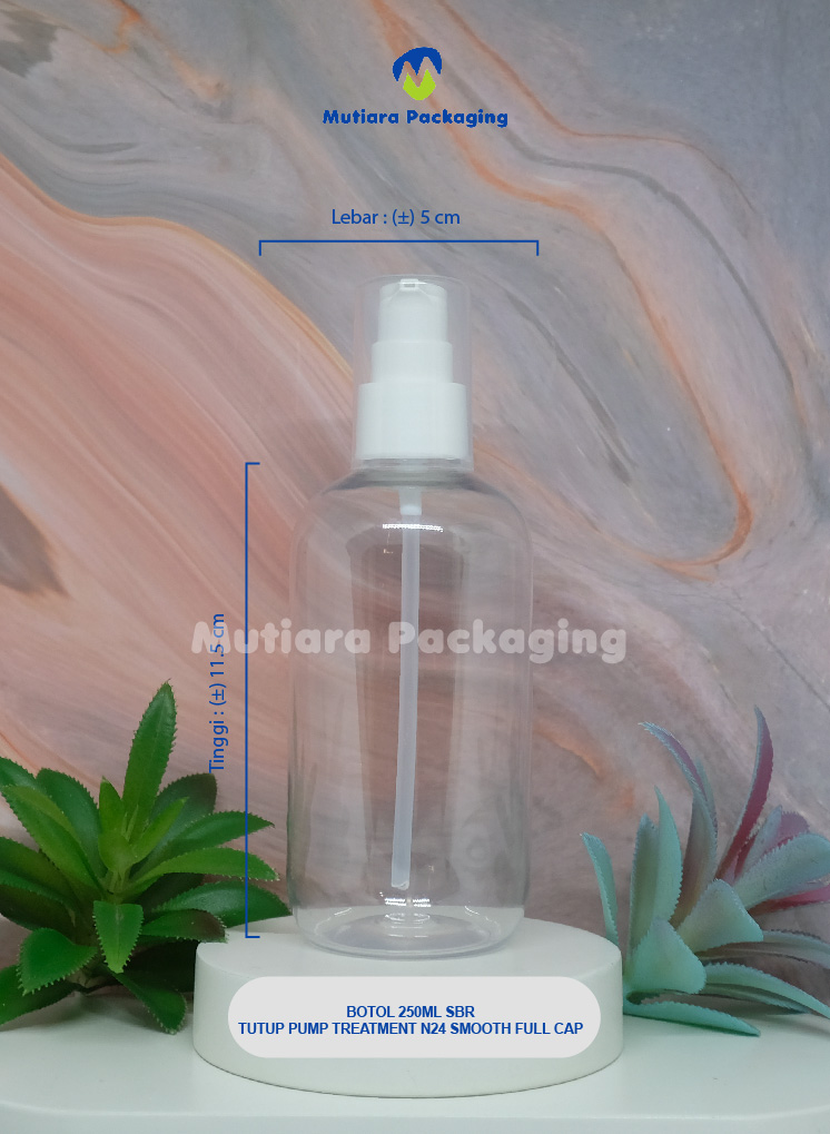 BOTOL SBR 250ML TUTUP TREATMENT N24 MIRING SMOOTH FULL CAP
