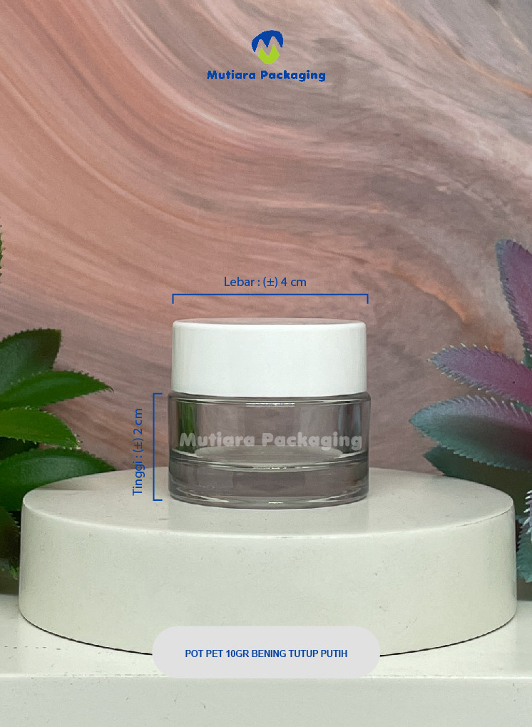 POT PET 10GR BENING TUTUP PUTIH