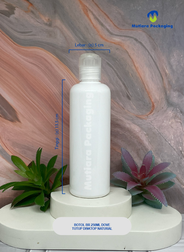 BOTOL BR 250ML DOVE TUTUP DISKTOP NATURAL