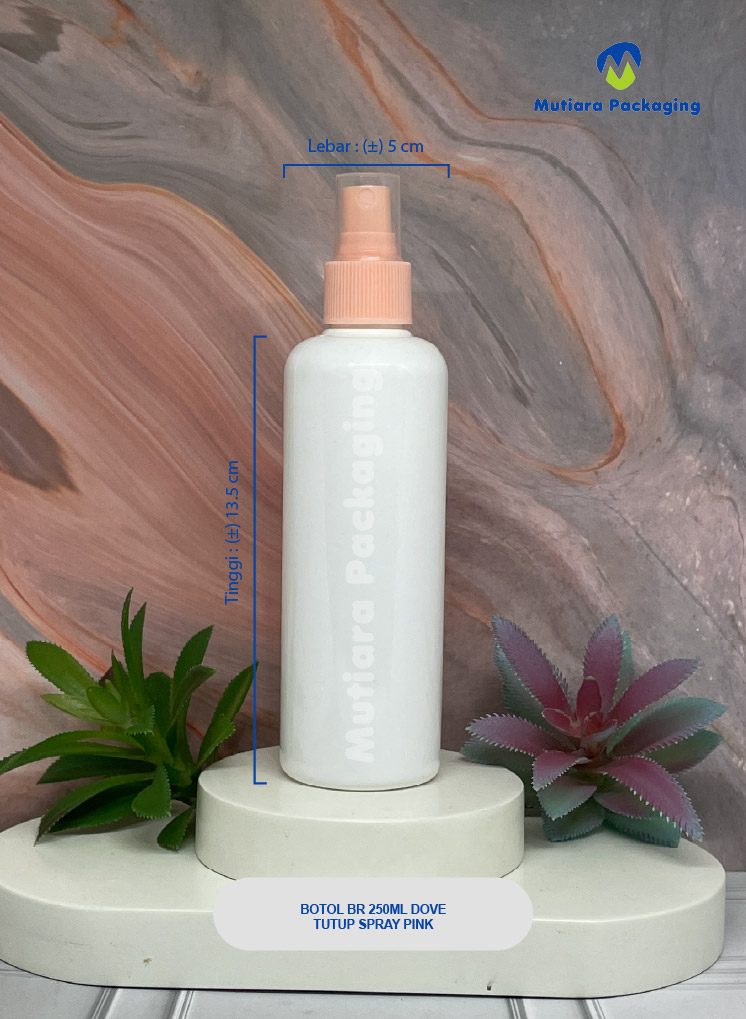 BOTOL BR 250ML DOVE TUTUP SPRAY PINK