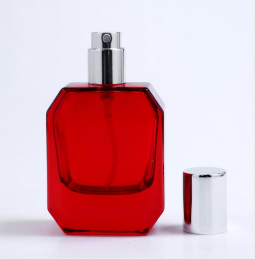 PARFUME BOTTLE CUSTOM - RED CAP SILVER 
