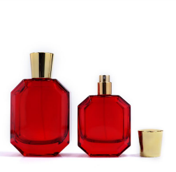 PARFUME BOTTLE CUSTOM - RED CAP GOLD