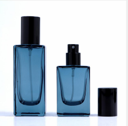PARFUME BOTTLE CUSTOM - DARK BLUE CAP BLACK