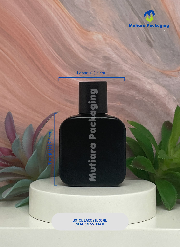 BOTOL LACOSTE 30ML SEMIPRESS HITAM